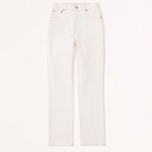 Abercrombie 90s straight ultra high rise curve love jeans